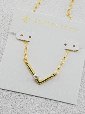 Kendra Scott Letter Necklace